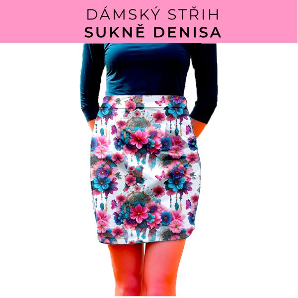 Dámský střih - Dámská sukně Denisa