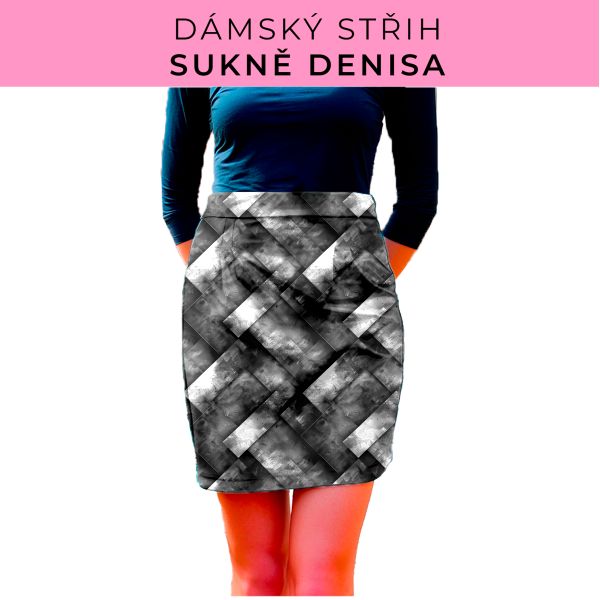 Dámský střih - Dámská sukně Denisa