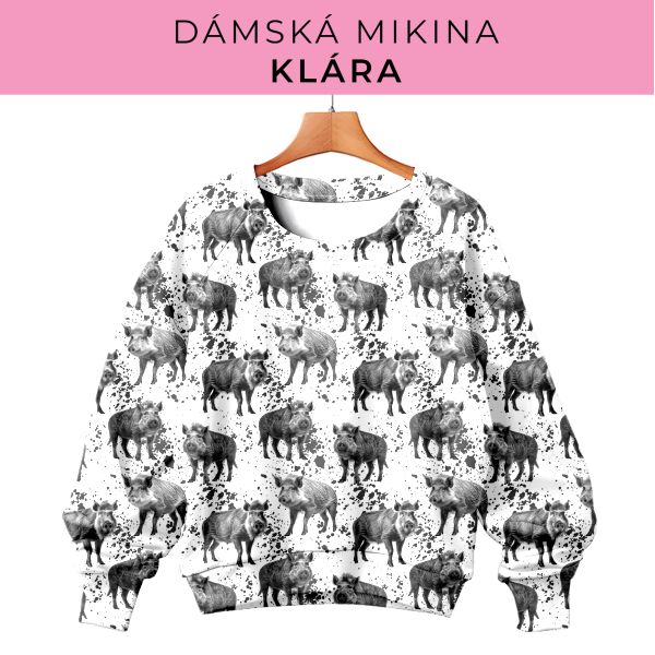 DÁMSKÝ střih - mikina Klára