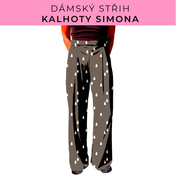 Dámský střih - kalhoty Simona