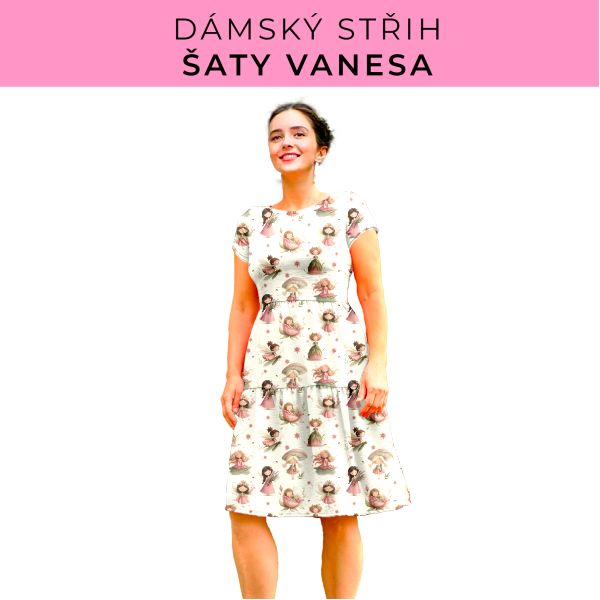 Dámský střih šaty Vanesa