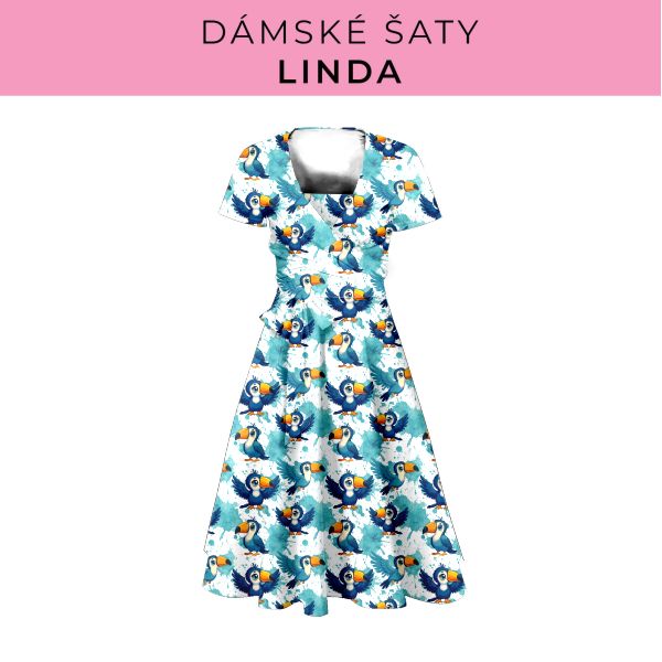 DÁMSKÝ střih - šaty Linda