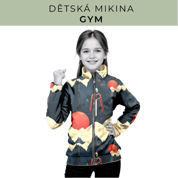 Dětská střih - mikina GYM