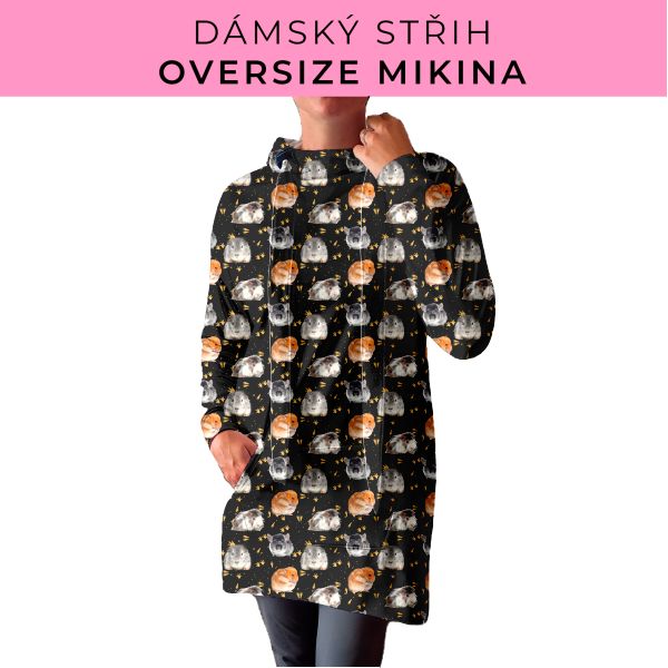 DÁMSKÝ střih - Oversize mikina