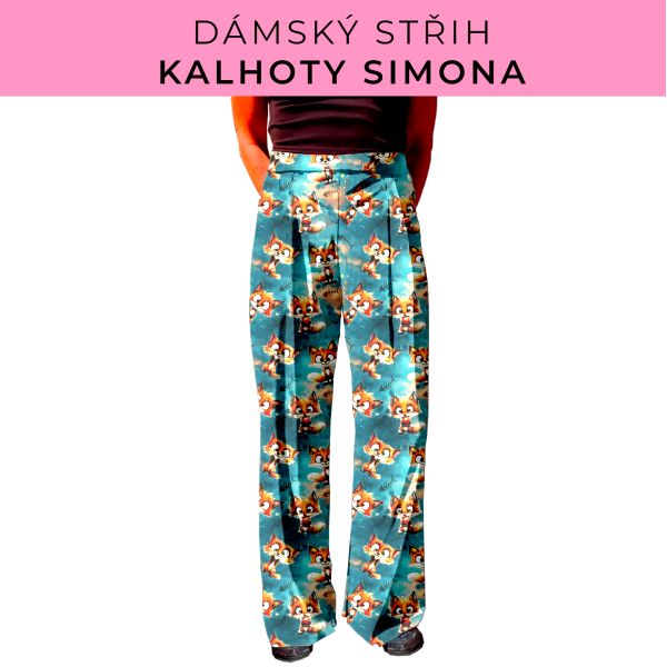 Dámský střih - kalhoty Simona