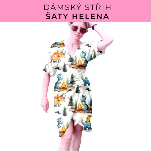 Dámský střih na šaty  Helena