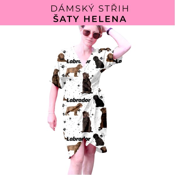 Dámský střih na šaty  Helena