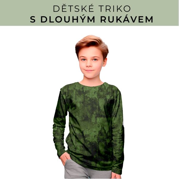DĚTSKÝ střih - triko dlouhý rukáv