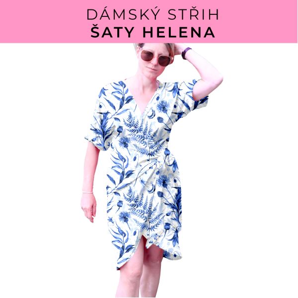Dámský střih na šaty  Helena