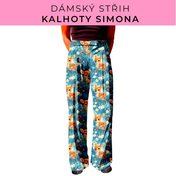 Dámský střih - kalhoty Simona
