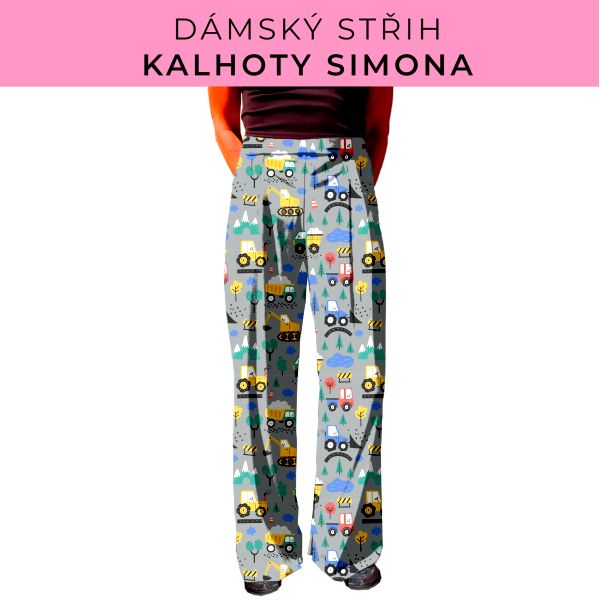 Dámský střih - kalhoty Simona