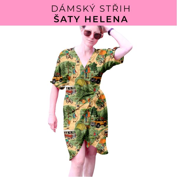 Dámský střih na šaty  Helena