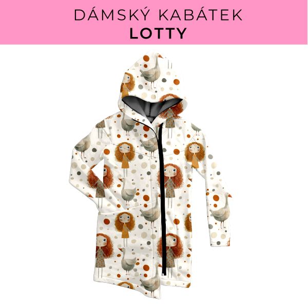 DÁMSKÝ střih - Kabátek Lotty