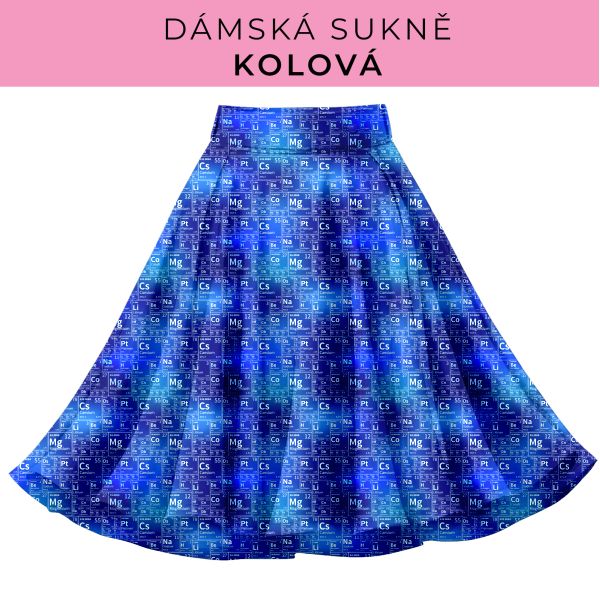 DÁMSKÝ střih - Kolová sukně