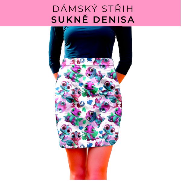 Dámský střih - Dámská sukně Denisa