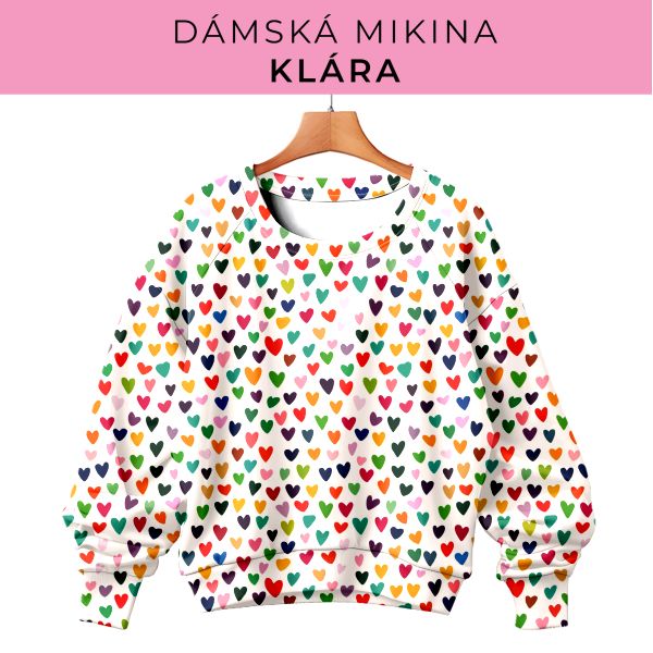 DÁMSKÝ střih - mikina Klára