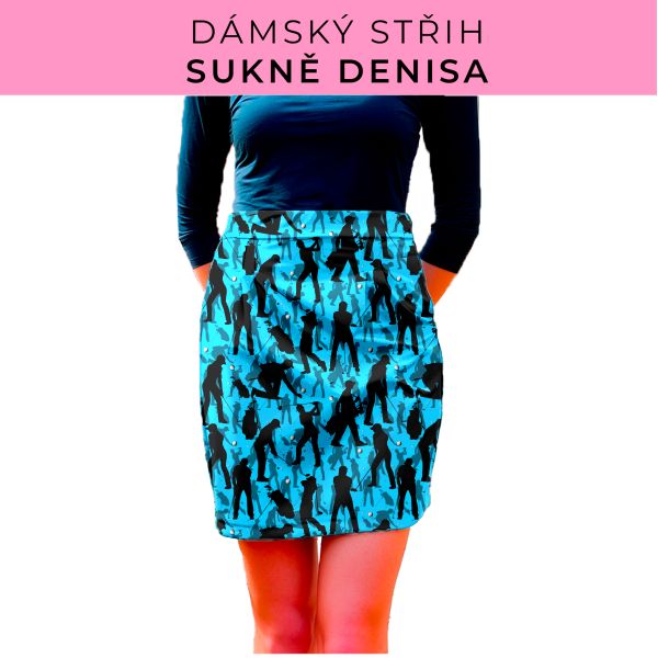 Dámský střih - Dámská sukně Denisa
