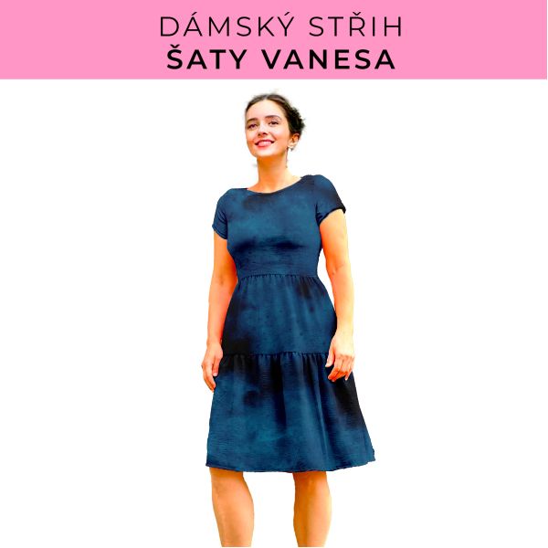 Dámský střih šaty Vanesa