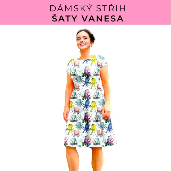 Dámský střih šaty Vanesa
