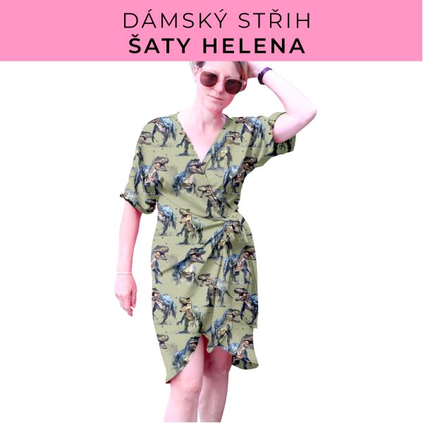 Dámský střih na šaty  Helena