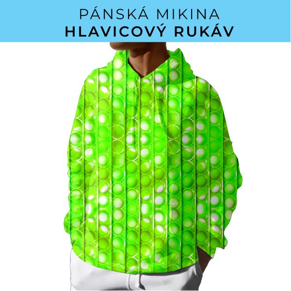 PÁNSKÝ střih - mikina s kapucí
