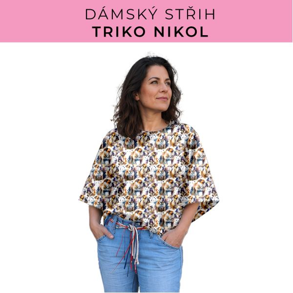 Dámský střih -  triko Nikol