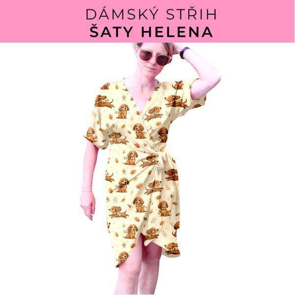 Dámský střih na šaty  Helena