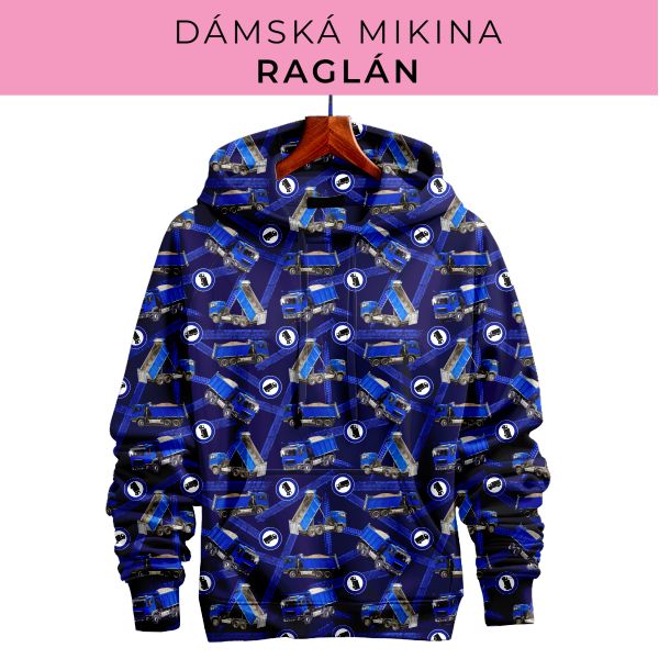 DÁMSKÝ střih - mikina raglán