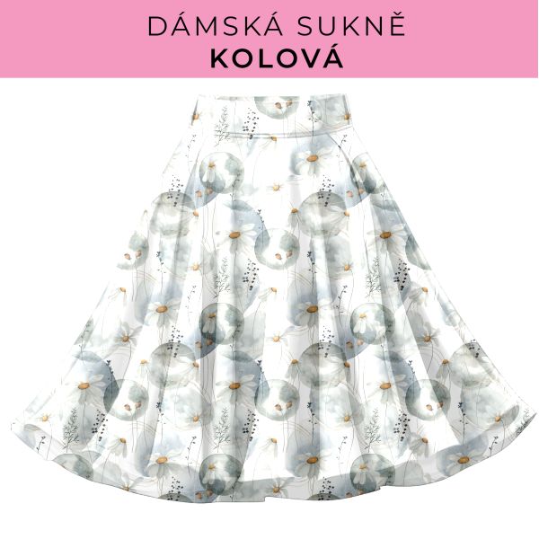 DÁMSKÝ střih - Kolová sukně