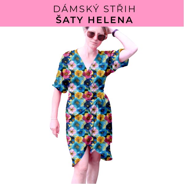 Dámský střih na šaty  Helena