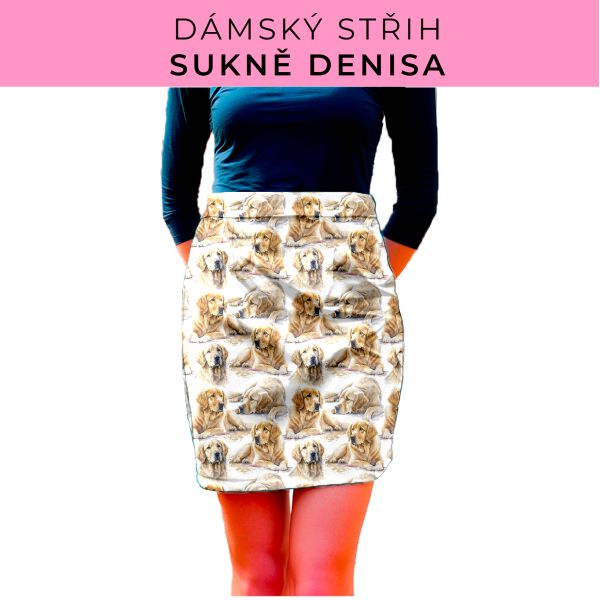 Dámský střih - Dámská sukně Denisa