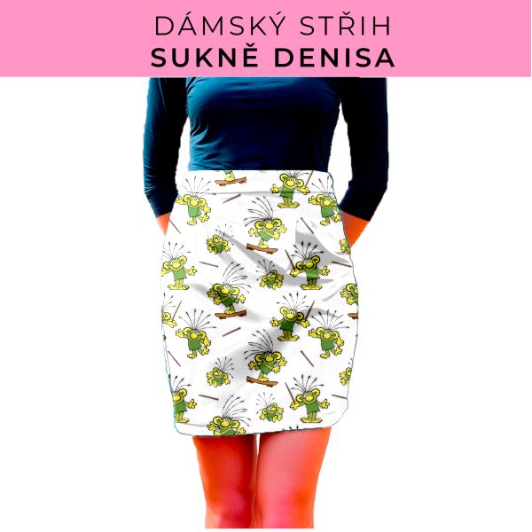 Dámský střih - Dámská sukně Denisa