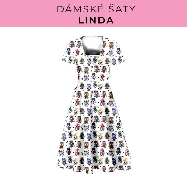 DÁMSKÝ střih - šaty Linda