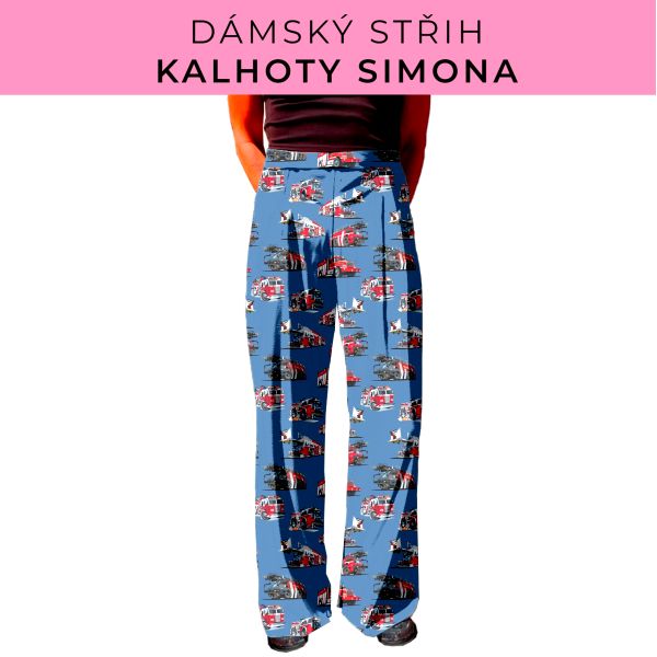 Dámský střih - kalhoty Simona