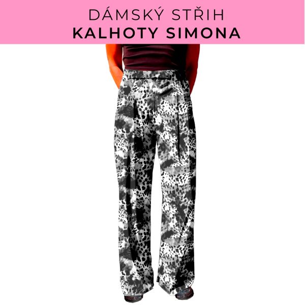 Dámský střih - kalhoty Simona