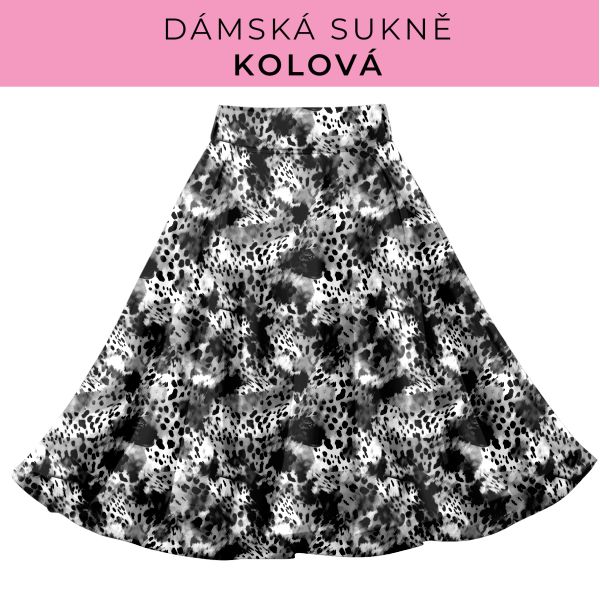 DÁMSKÝ střih - Kolová sukně