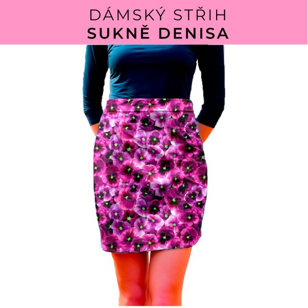 Dámský střih - Dámská sukně Denisa