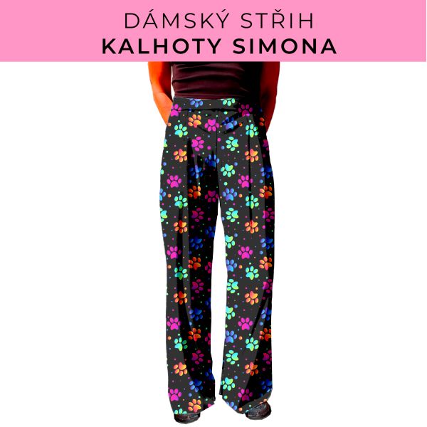 Dámský střih - kalhoty Simona
