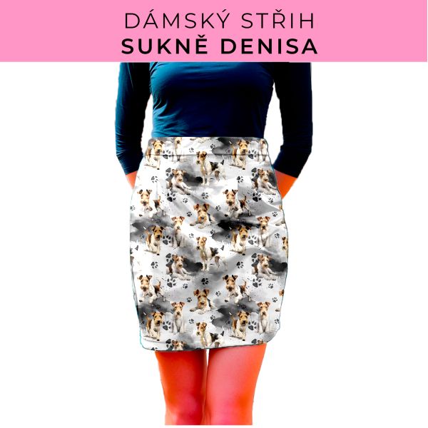 Dámský střih - Dámská sukně Denisa