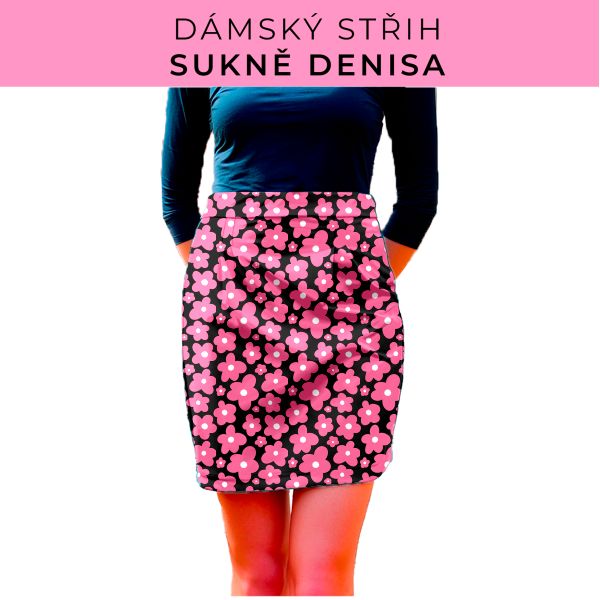Dámský střih - Dámská sukně Denisa
