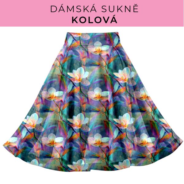 DÁMSKÝ střih - Kolová sukně