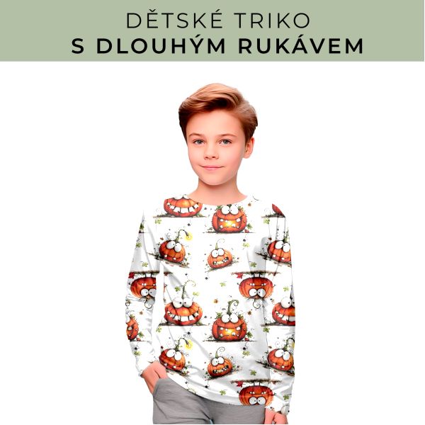 DĚTSKÝ střih - triko dlouhý rukáv