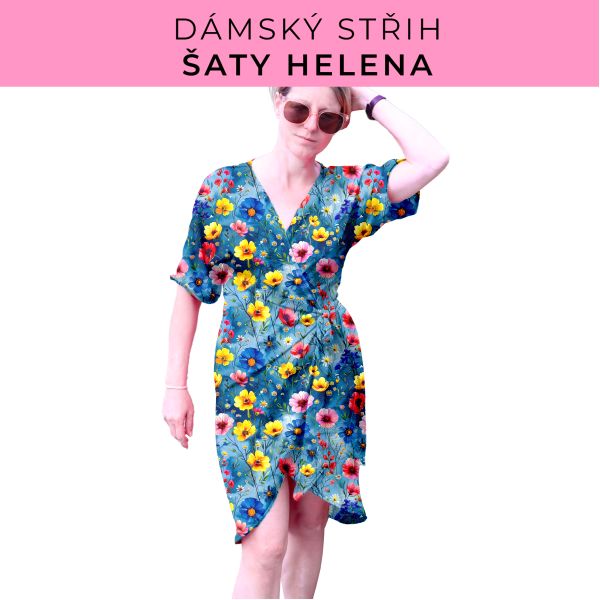 Dámský střih na šaty  Helena