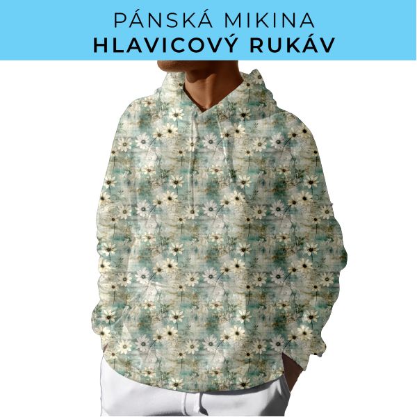 PÁNSKÝ střih - mikina s kapucí
