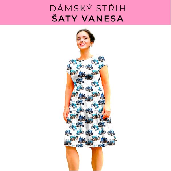 Dámský střih šaty Vanesa