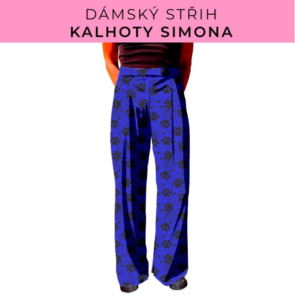 Dámský střih - kalhoty Simona