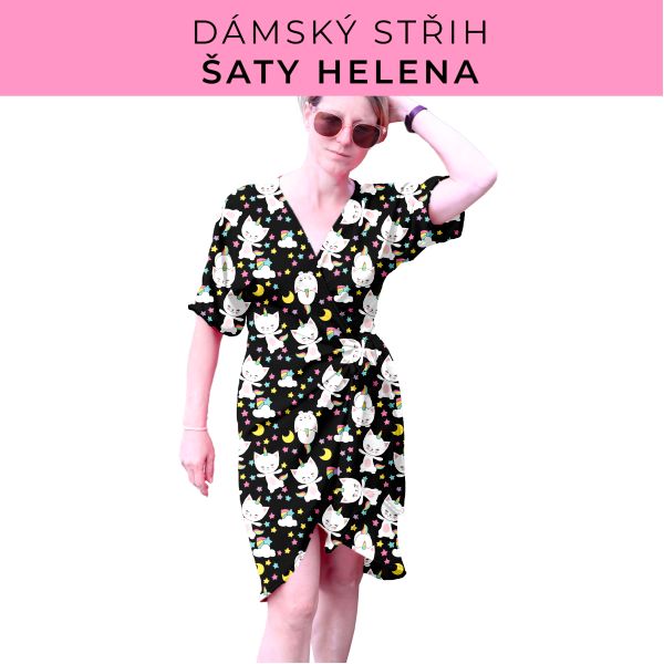 Dámský střih na šaty  Helena