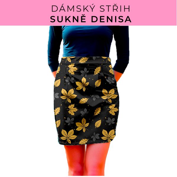 Dámský střih - Dámská sukně Denisa