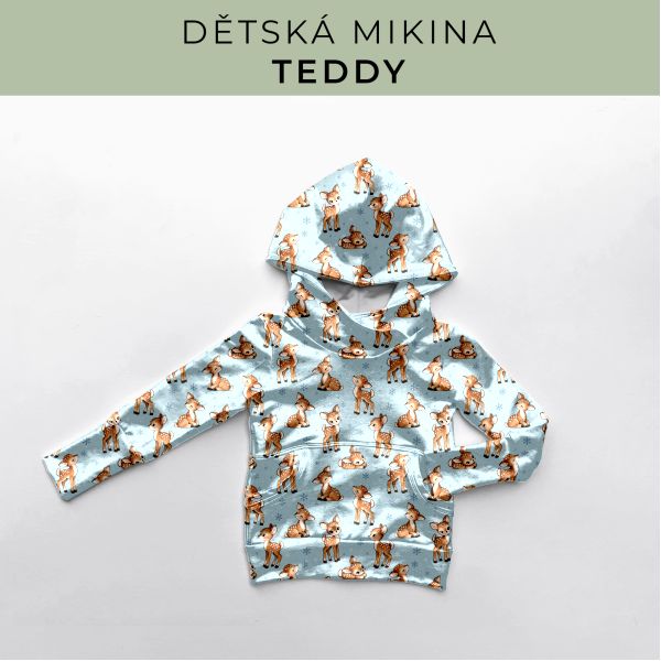 DĚTSKÝ střih - Mikina Teddy