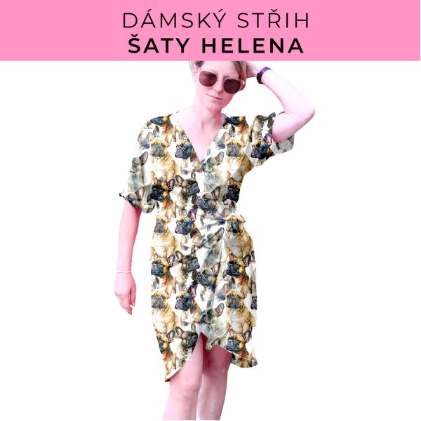 Dámský střih na šaty  Helena